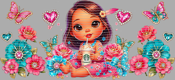 16oz Disney style-D-3008